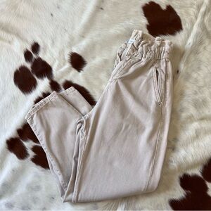 ZARA Khaki Denim Cargo Pants